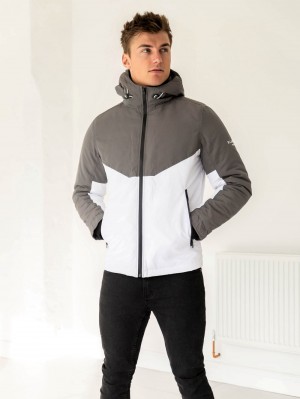 Blakely Arctica Jacket Grey/White | YBT928643