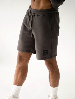 Blakely Blakely London Jogger Shorts Charcoal | ENQ327194