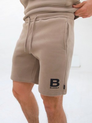 Blakely Blakely London Jogger Shorts Kahverengi | MLZ031845