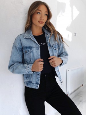 Blakely Brooklyn Denim Jacket Mavi | RNA451983