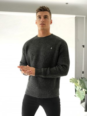 Blakely Burford Knit Jumper Charcoal | OUR918406