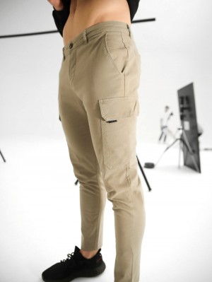 Blakely Cargo Trousers Tan | CEI512973