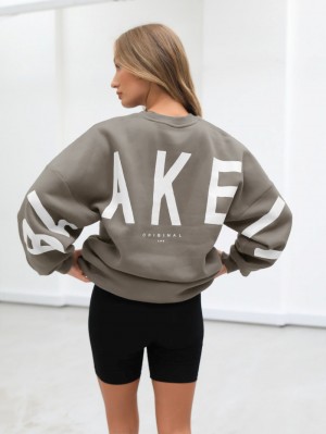 Blakely Isabel Oversized Jumper Yeşil | BPK054238