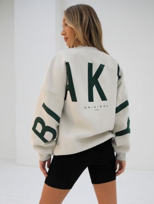 Blakely Isabel Oversized Jumper Yeşil | EFN543091