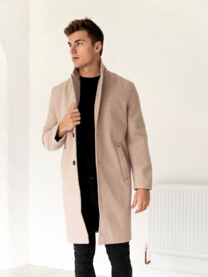 Blakely Knightsbridge Tailored Coat Tan | JVI689015