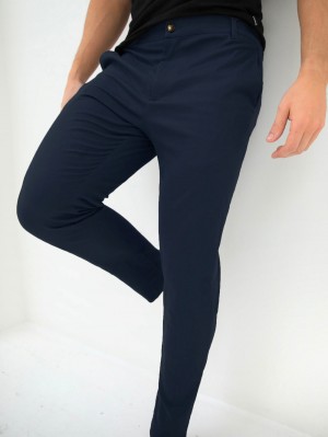 Blakely Sloane Stretch Fit Chinos Lacivert | BJX129537