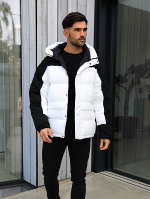 Blakely Tampa Puffer Coat Beyaz | ERB678904