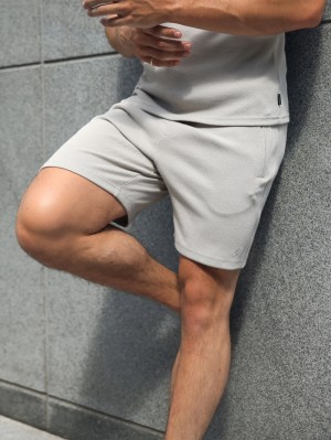 Blakely Toulon Textured Shorts Stone | BWO975163