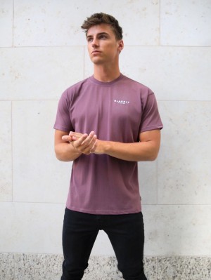 Blakely Universal Relaxed T-Shirt Bordo | ZYD985102