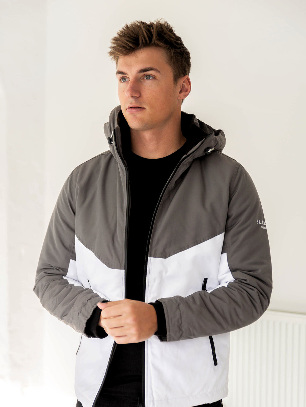 Blakely Arctica Jacket Grey/White | YBT928643