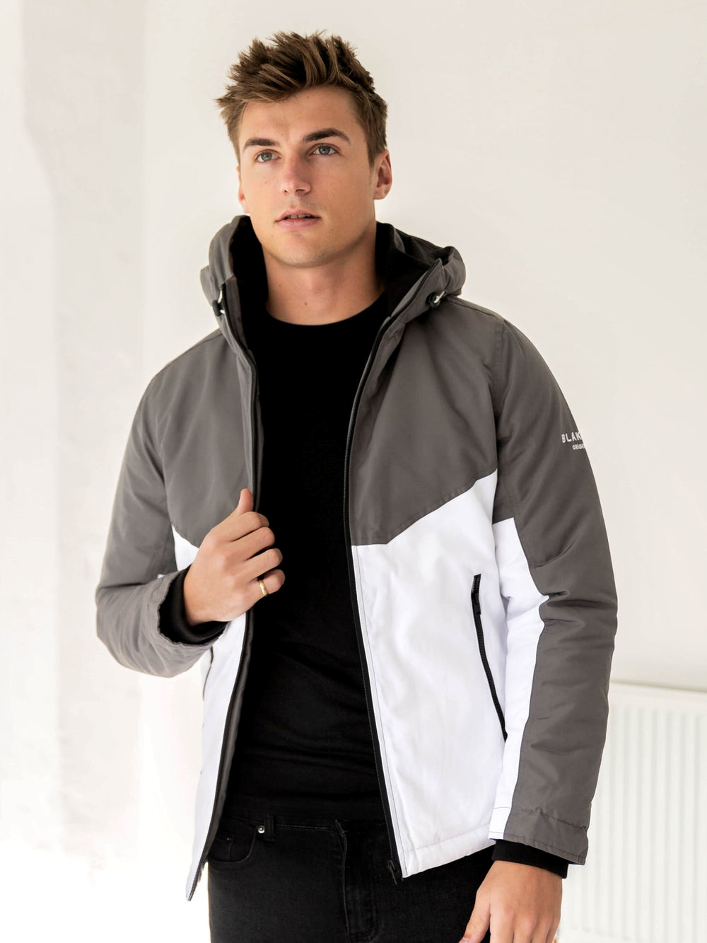 Blakely Arctica Jacket Grey/White | YBT928643