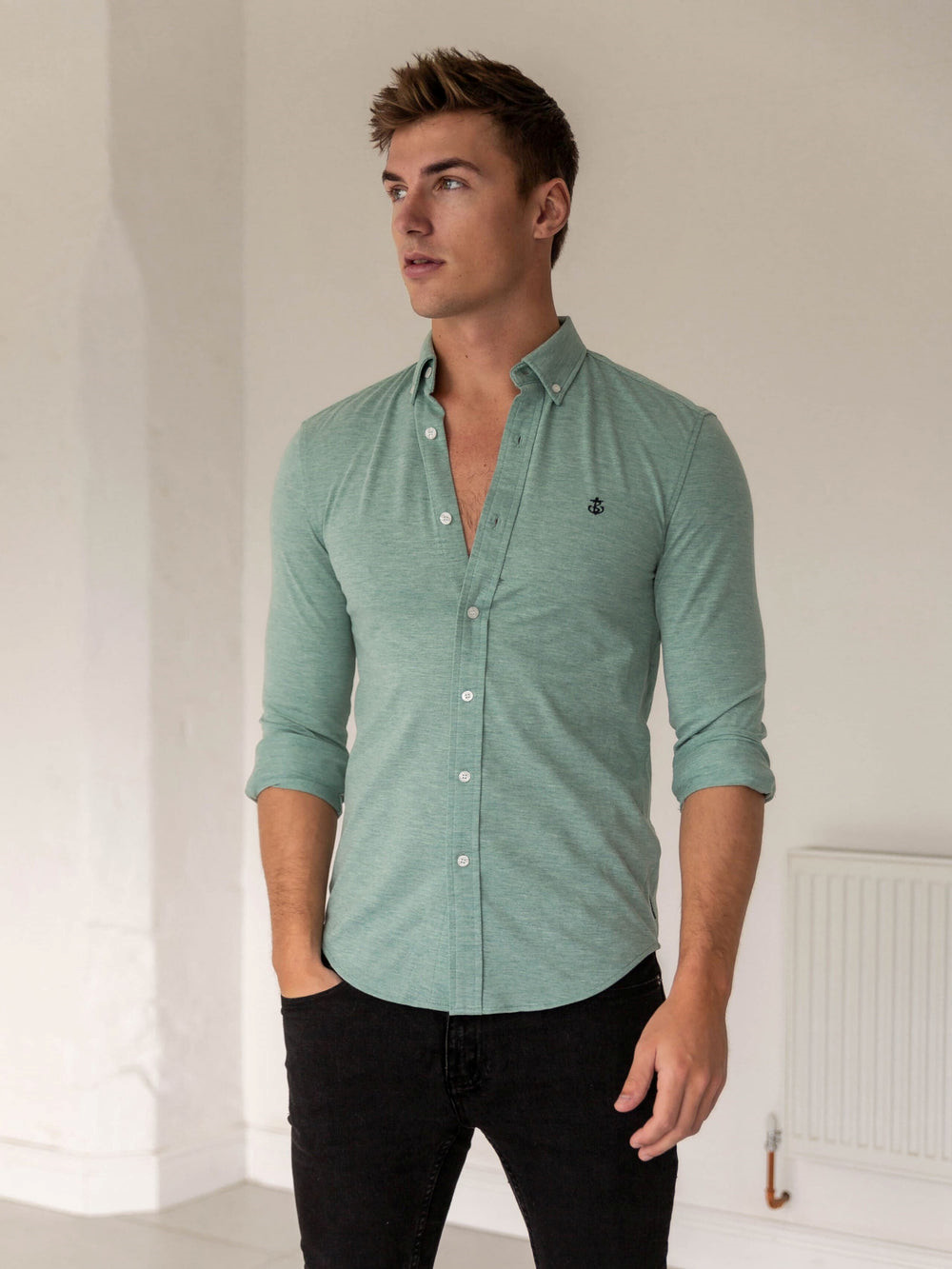 Blakely Arlo Soft Stretch Shirt Yeşil | YPG453279