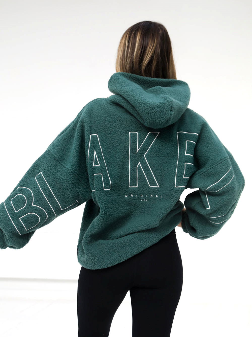 Blakely Borg Isabel Oversized Hoodie Yeşil | PDX386425