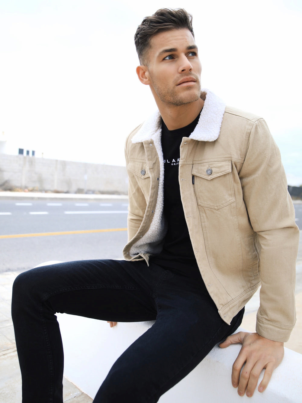 Blakely Bronx Denim Jacket Tan | CPI321584