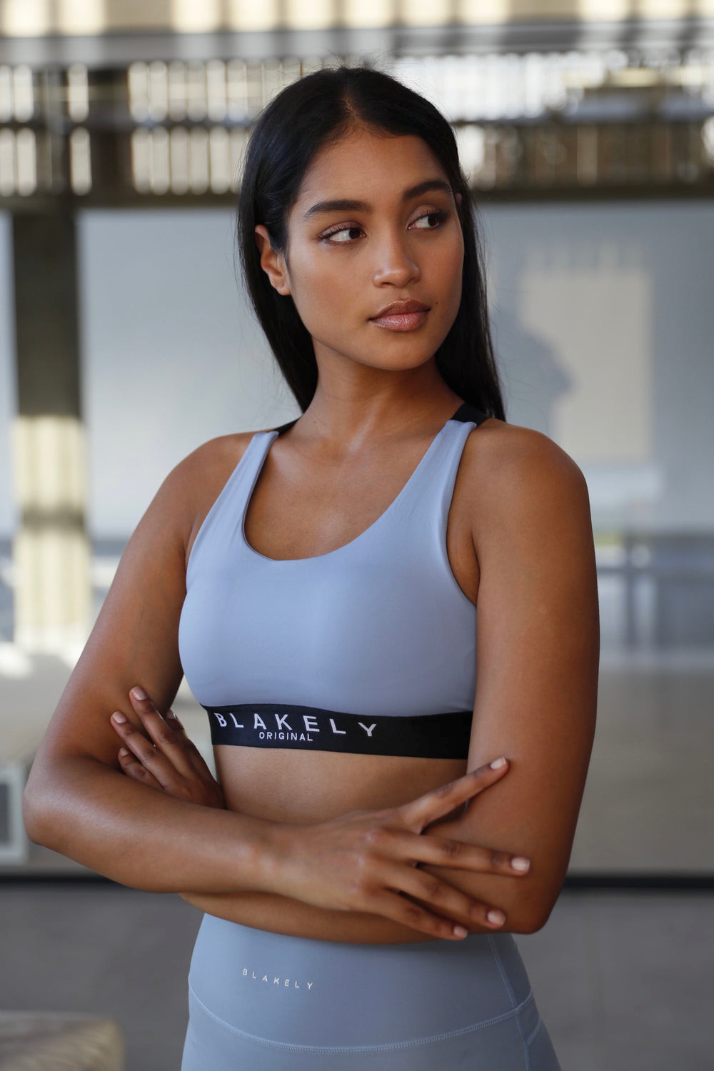 Blakely Dina Sports Bra Mavi | PJN872963