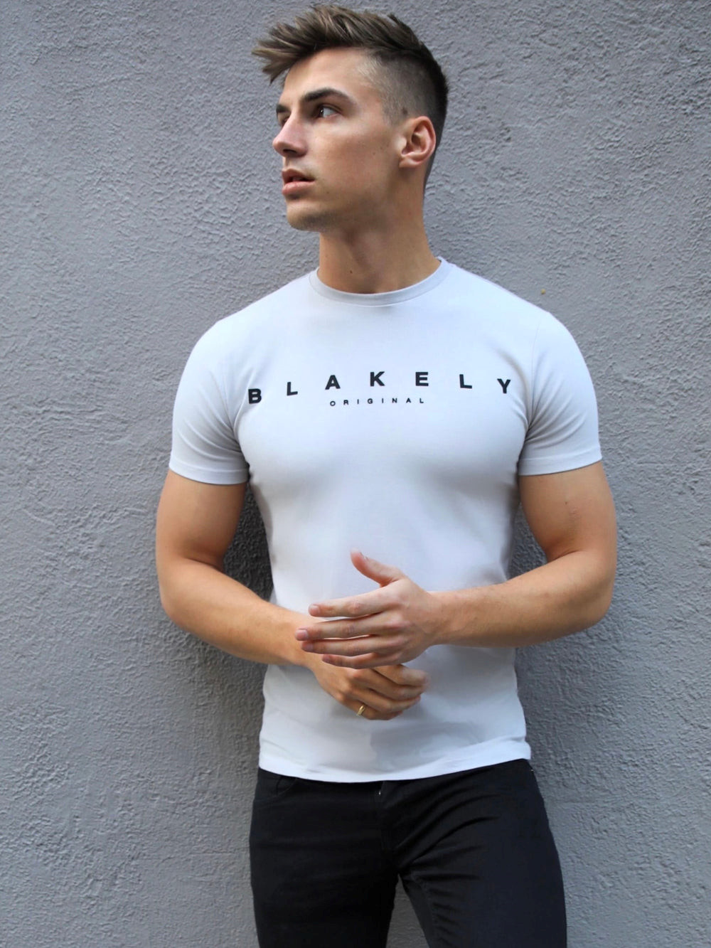 Blakely Element T-Shirt Stone | DGJ408291