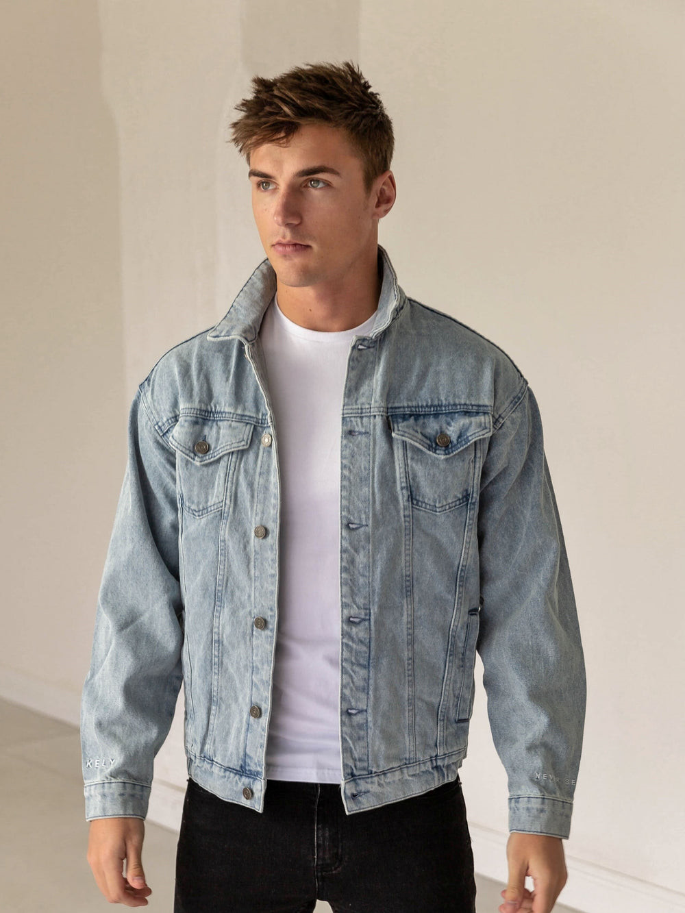 Blakely Greenwich Denim Jacket Mavi | AMK905631