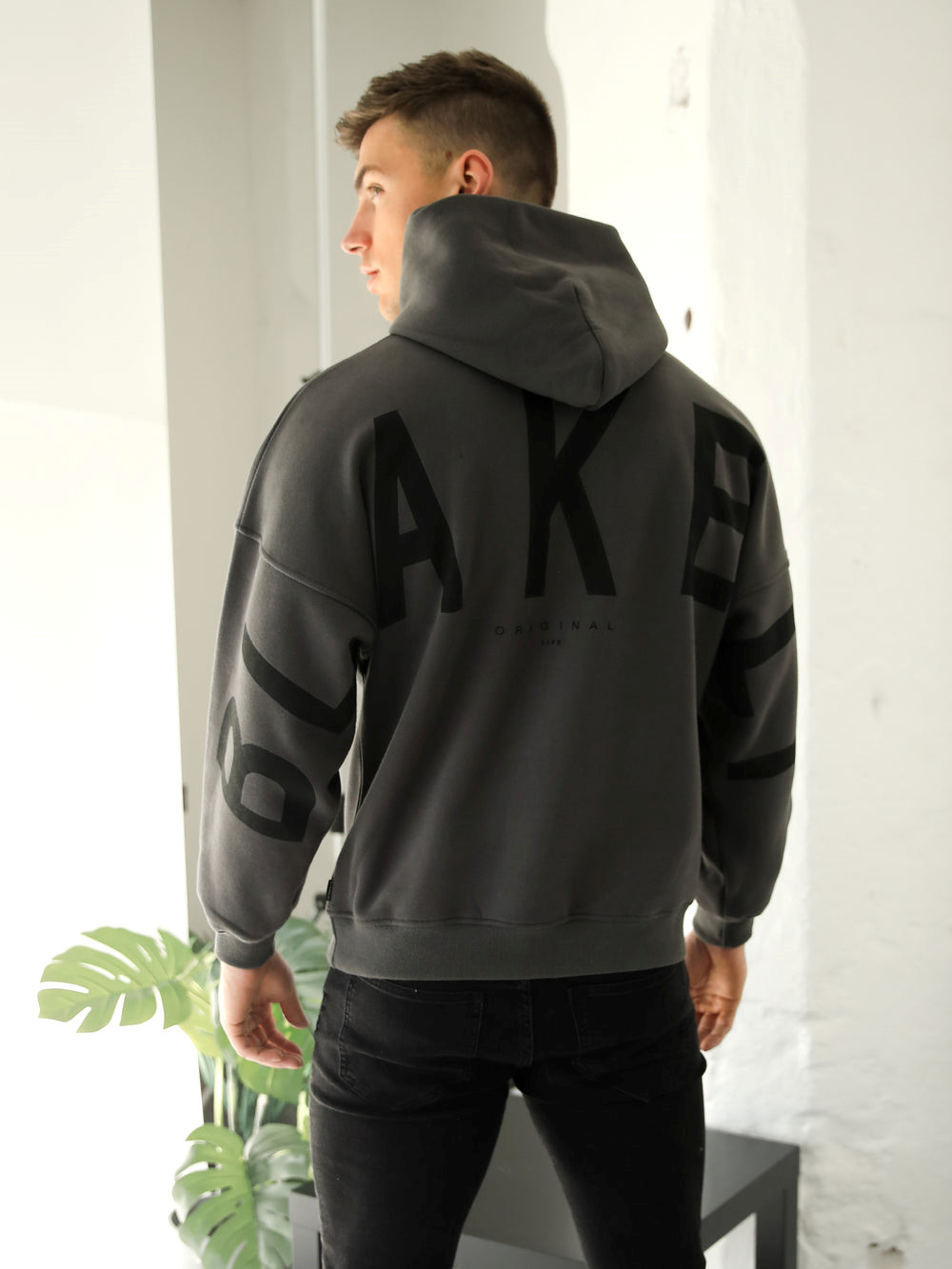 Blakely Idris Oversized Hoodie Ash | RYV523780