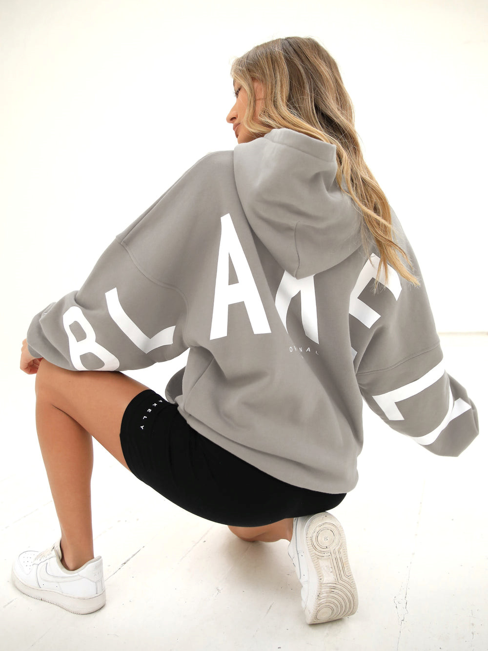 Blakely Isabel Oversized Hoodie Gri | MTB724936