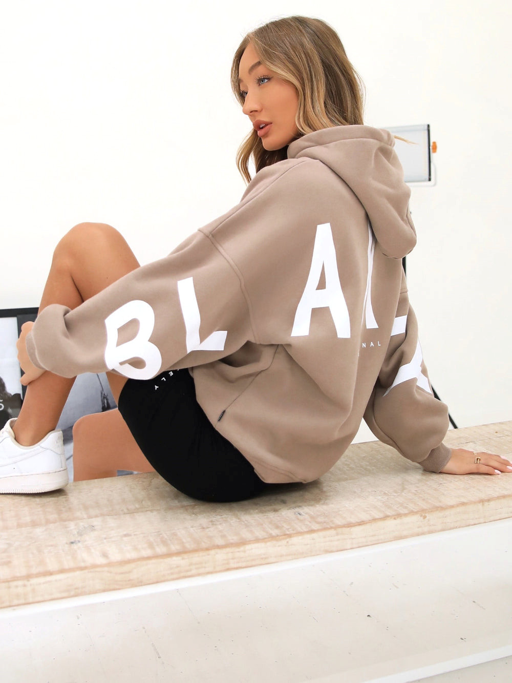 Blakely Isabel Oversized Hoodie Kahverengi | FAV972631