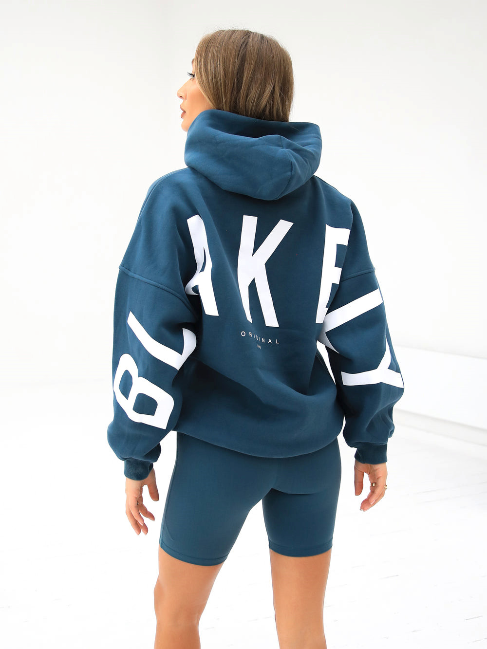 Blakely Isabel Oversized Hoodie Koyu | AOJ817420