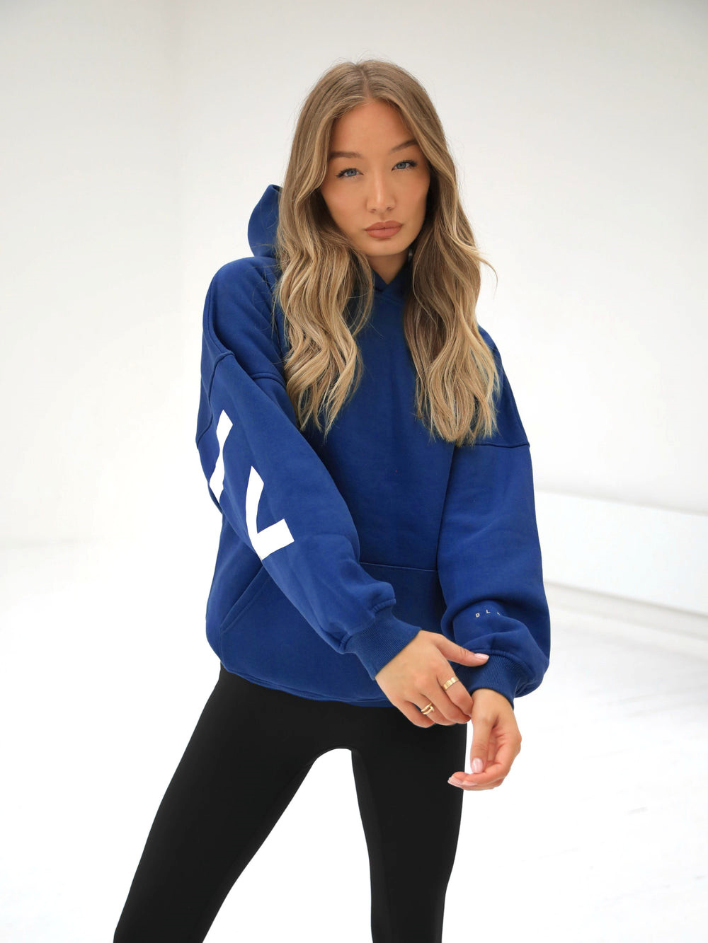 Blakely Isabel Oversized Hoodie Mavi | ZOF403715