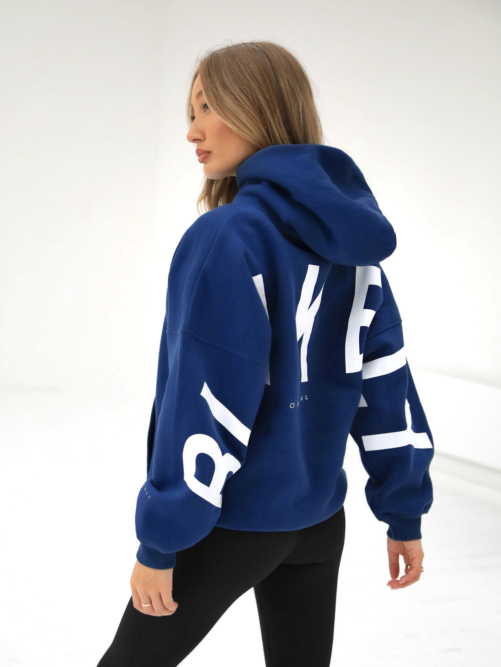 Blakely Isabel Oversized Hoodie Mavi | ZOF403715