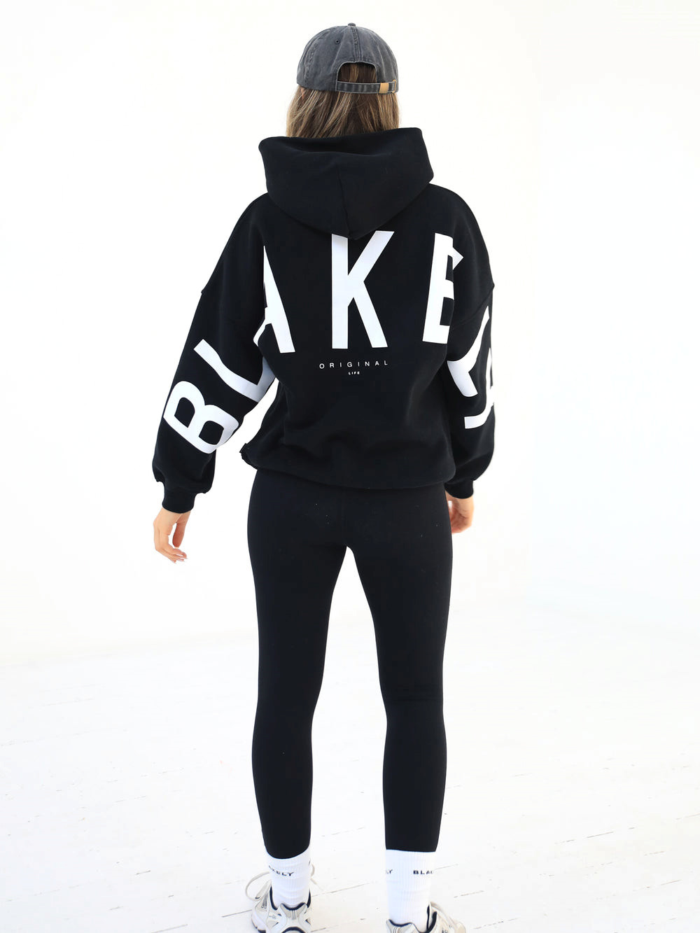 Blakely Isabel Oversized Hoodie Siyah | PIQ572160