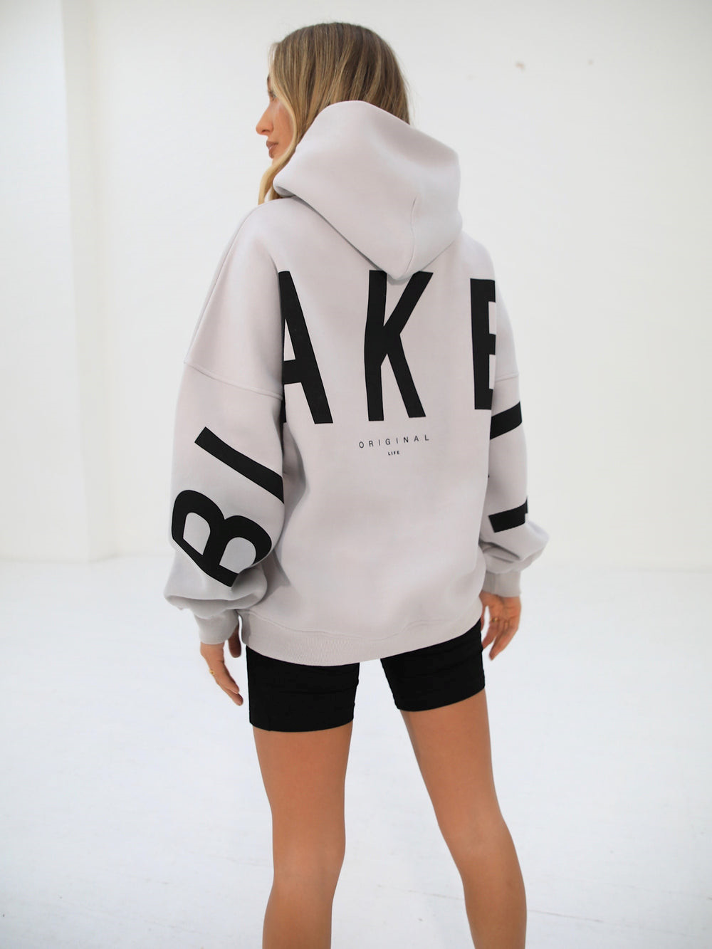 Blakely Isabel Oversized Hoodie Stone | GEZ201789