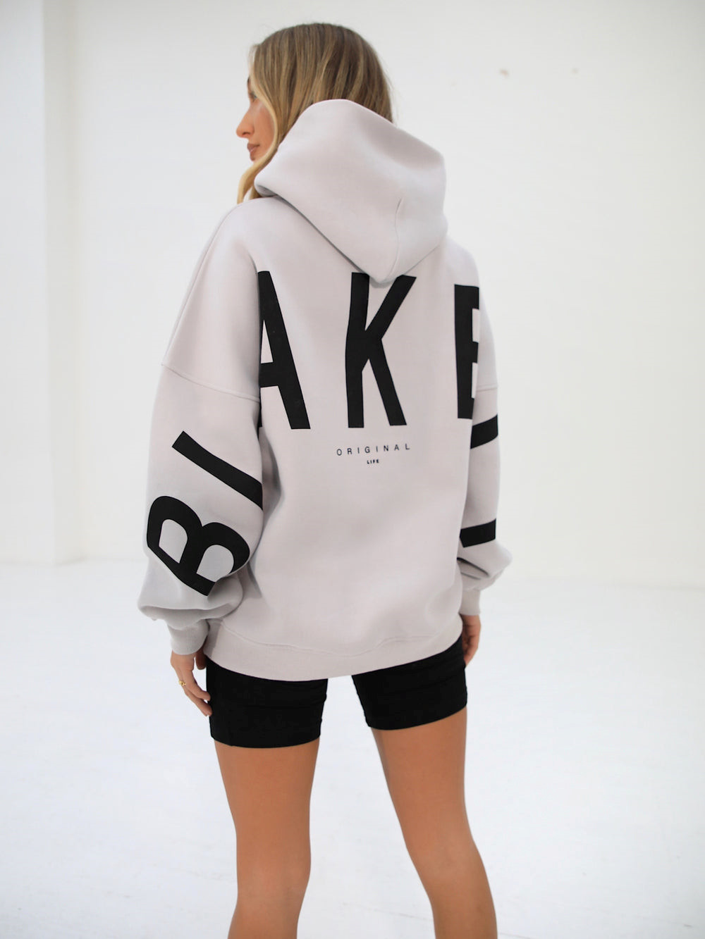 Blakely Isabel Oversized Hoodie Stone | GEZ201789