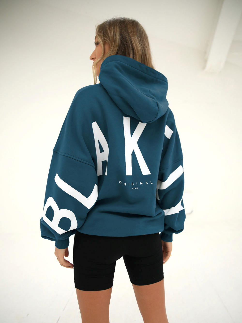 Blakely Isabel Oversized Hoodie Yeşil | WOJ247659