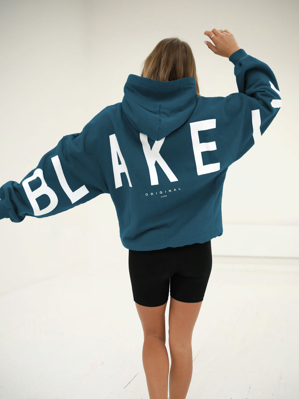 Blakely Isabel Oversized Hoodie Yeşil | WOJ247659