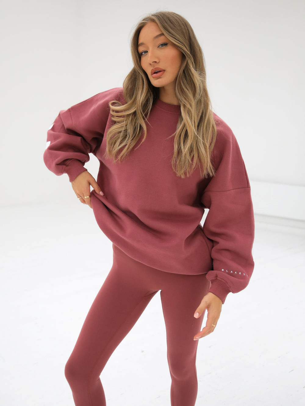 Blakely Isabel Oversized Jumper Berry | PWG056194