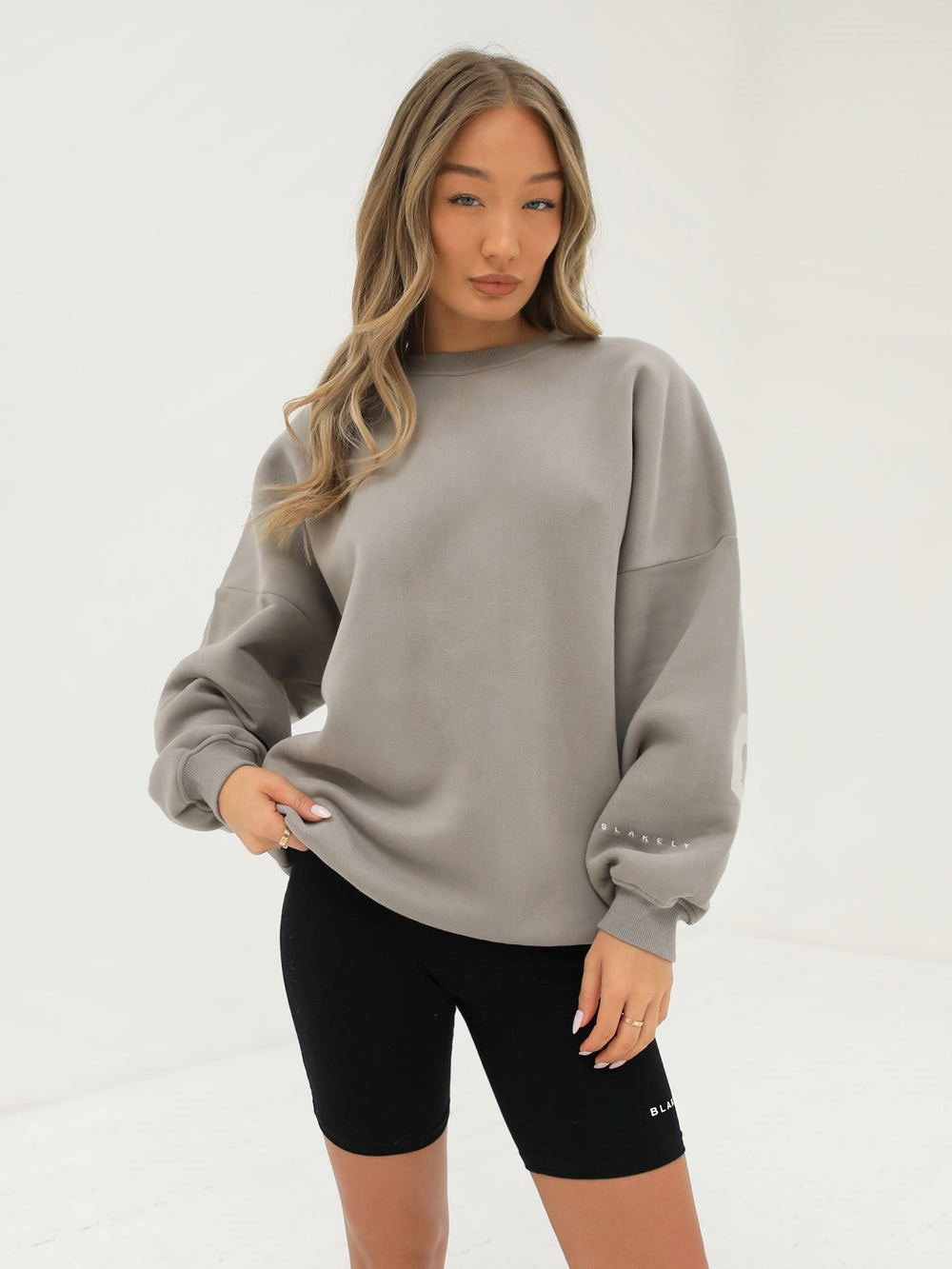 Blakely Isabel Oversized Jumper Gri | CDB536790