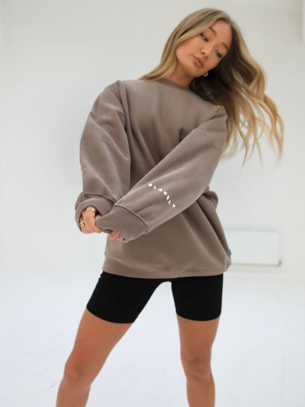 Blakely Isabel Oversized Jumper Kahverengi | VJF641758