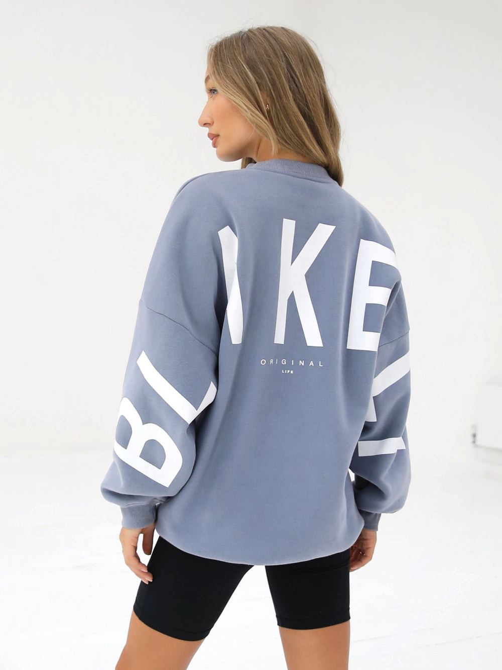 Blakely Isabel Oversized Jumper Mavi | CXR708421