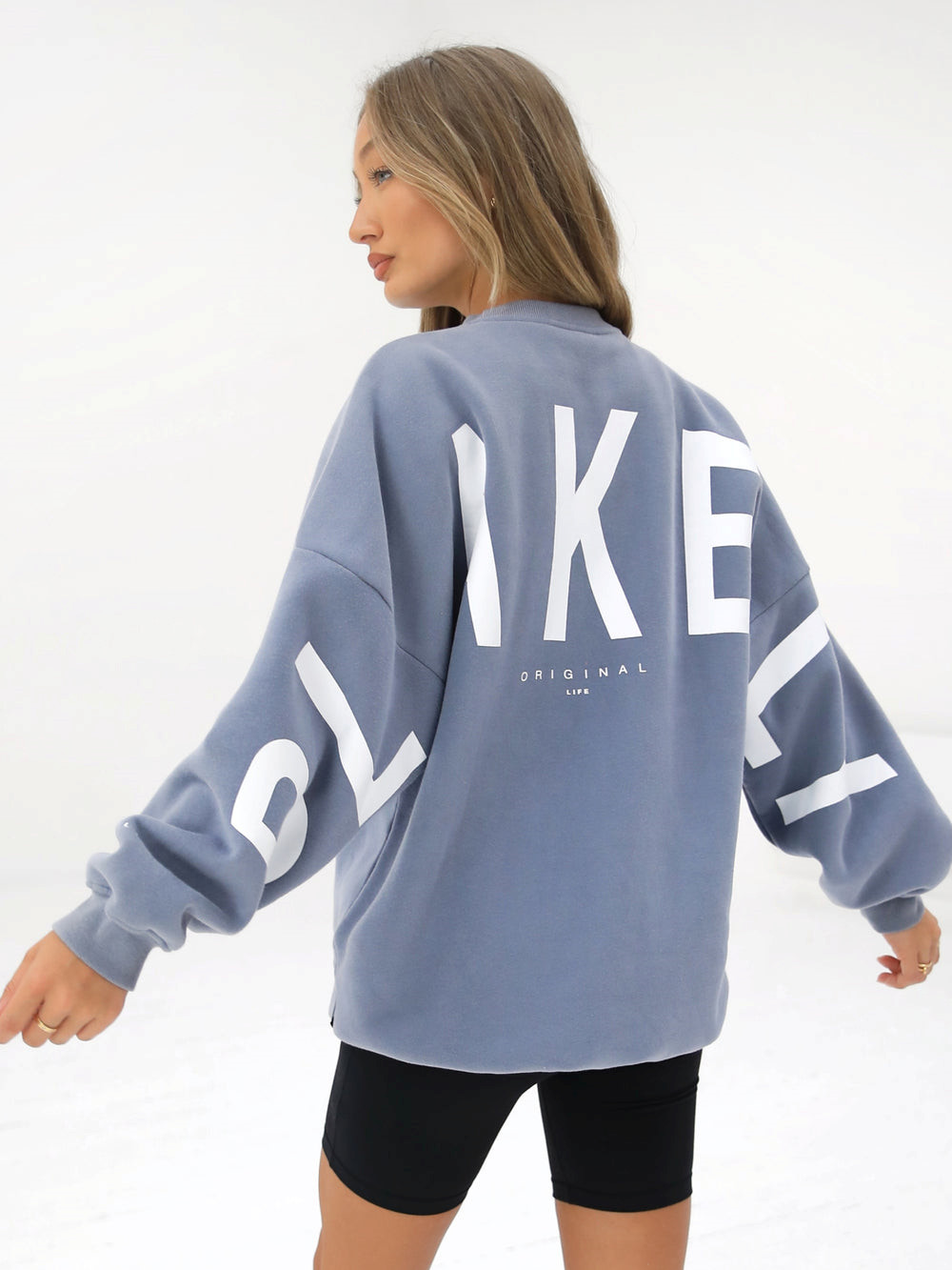 Blakely Isabel Oversized Jumper Mavi | XWE647250