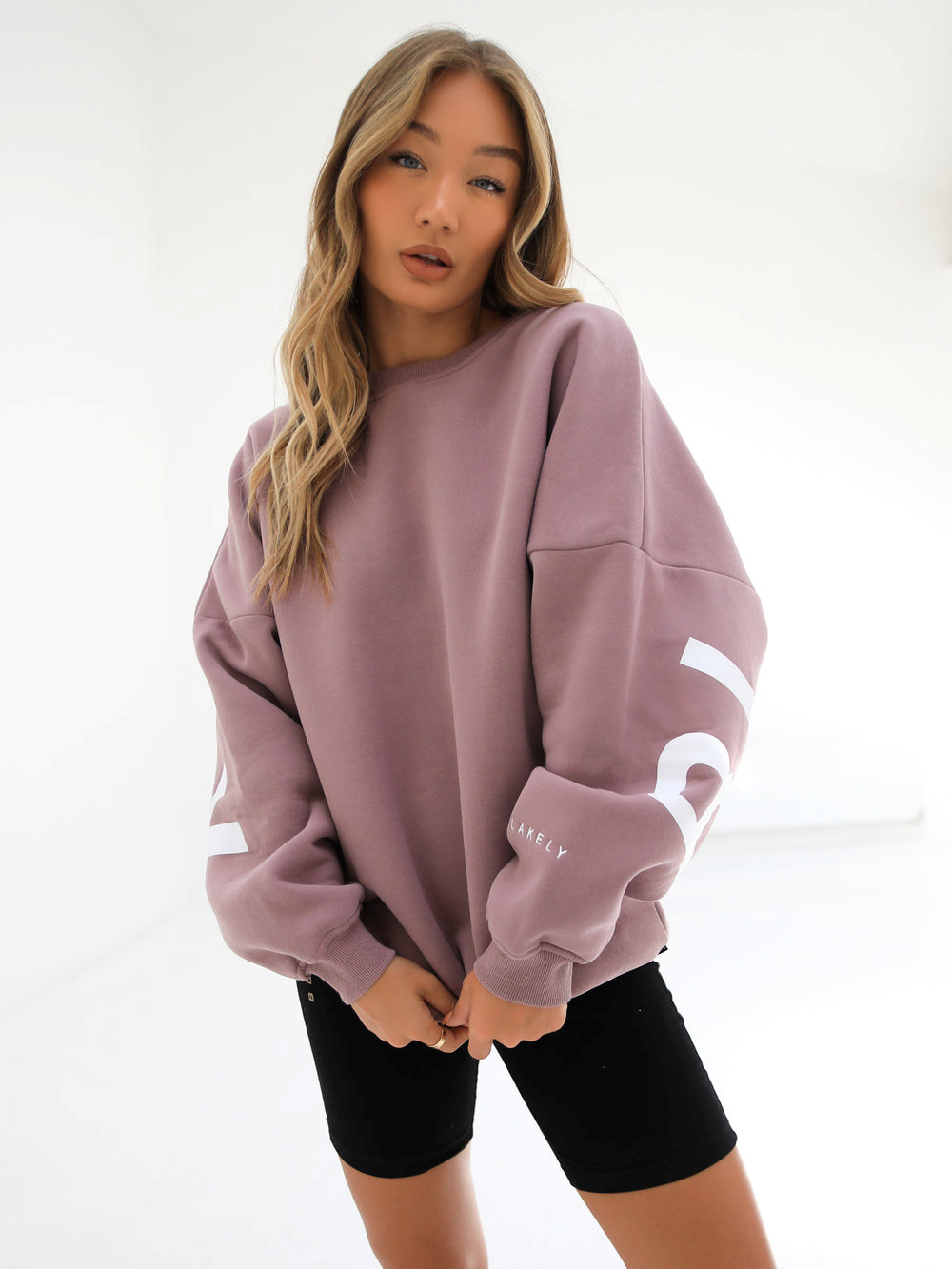 Blakely Isabel Oversized Jumper Pembe | BUK680147