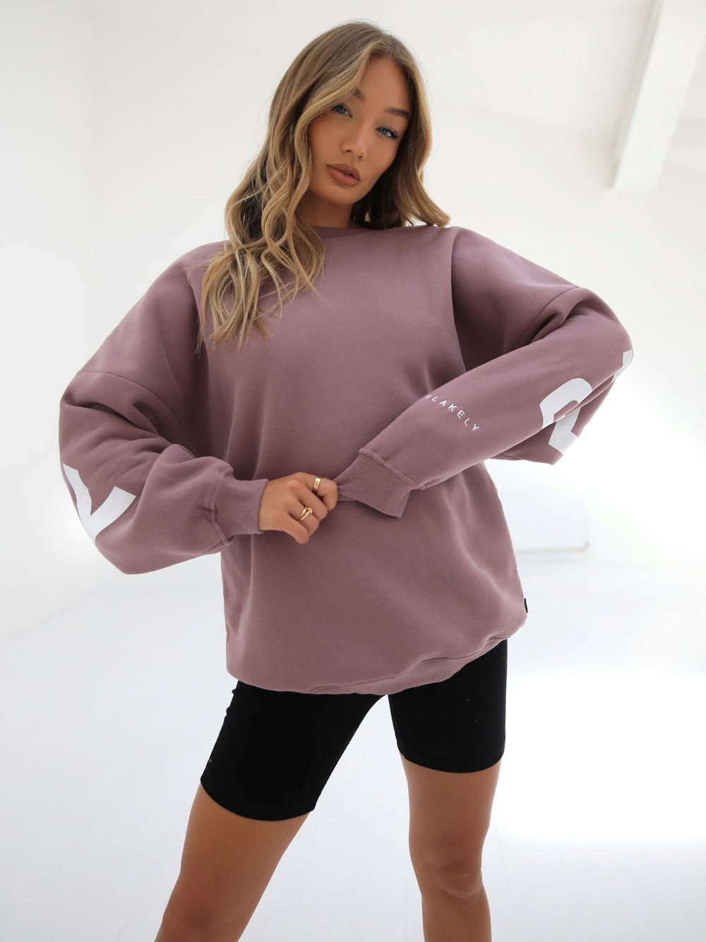 Blakely Isabel Oversized Jumper Pembe | BUK680147