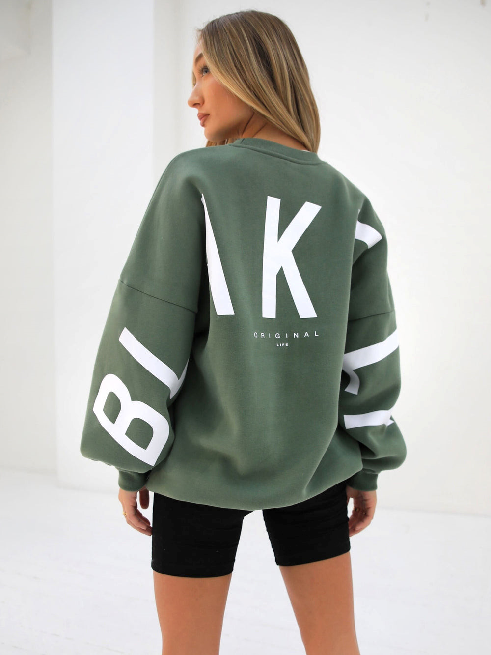 Blakely Isabel Oversized Jumper Yeşil | CPV571936