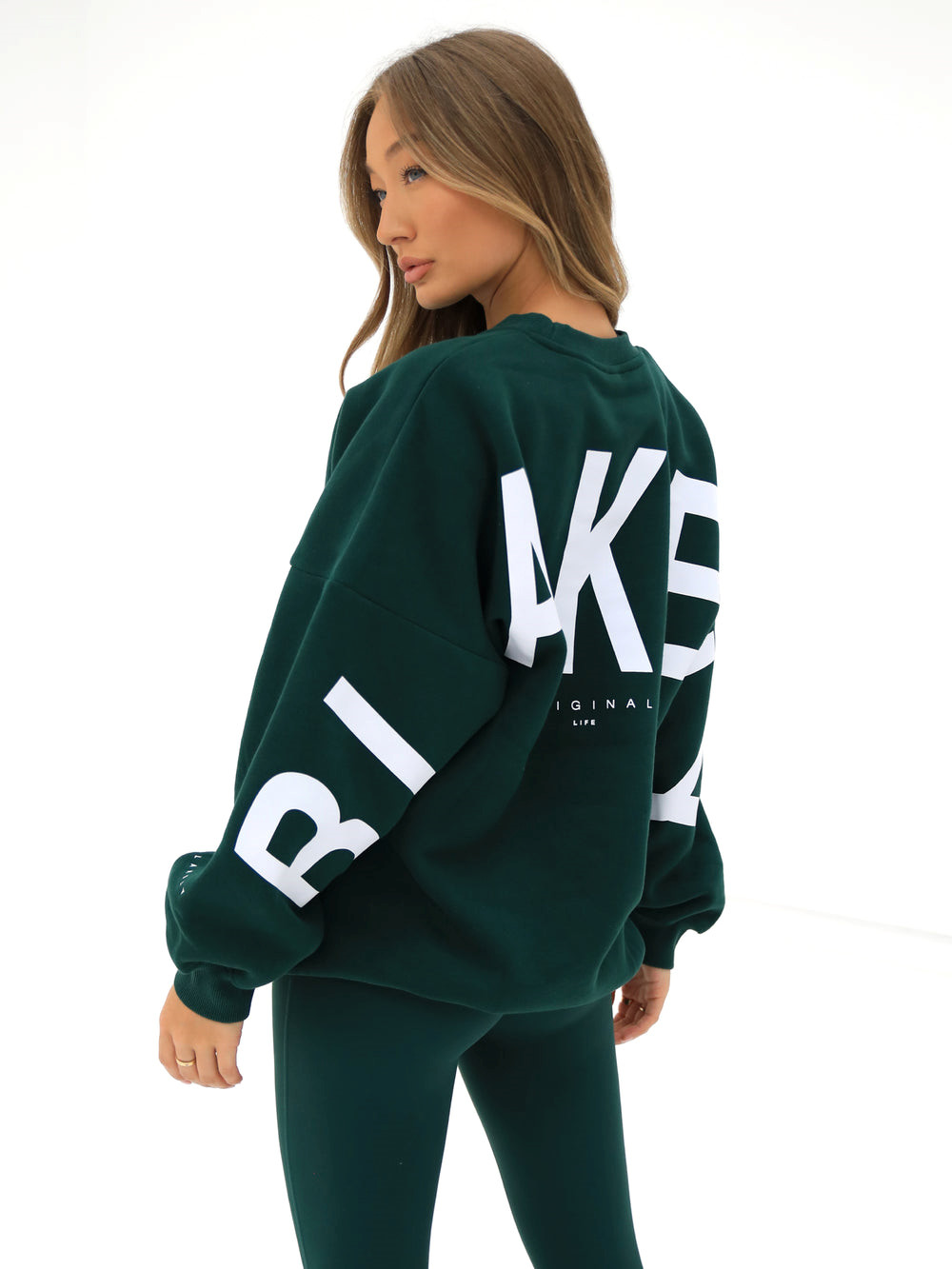 Blakely Isabel Oversized Jumper Yeşil | ZLA514309