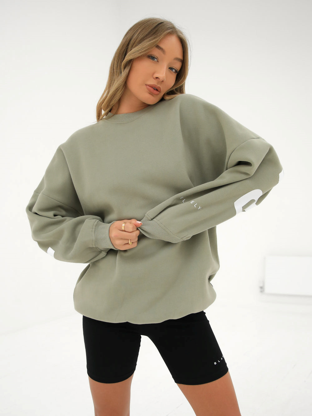 Blakely Isabel Oversized Jumper Zeytin Yeşili | YWR582143