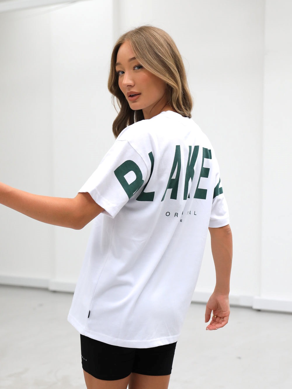 Blakely Isabel Oversized T-Shirt Beyaz | BMF367058