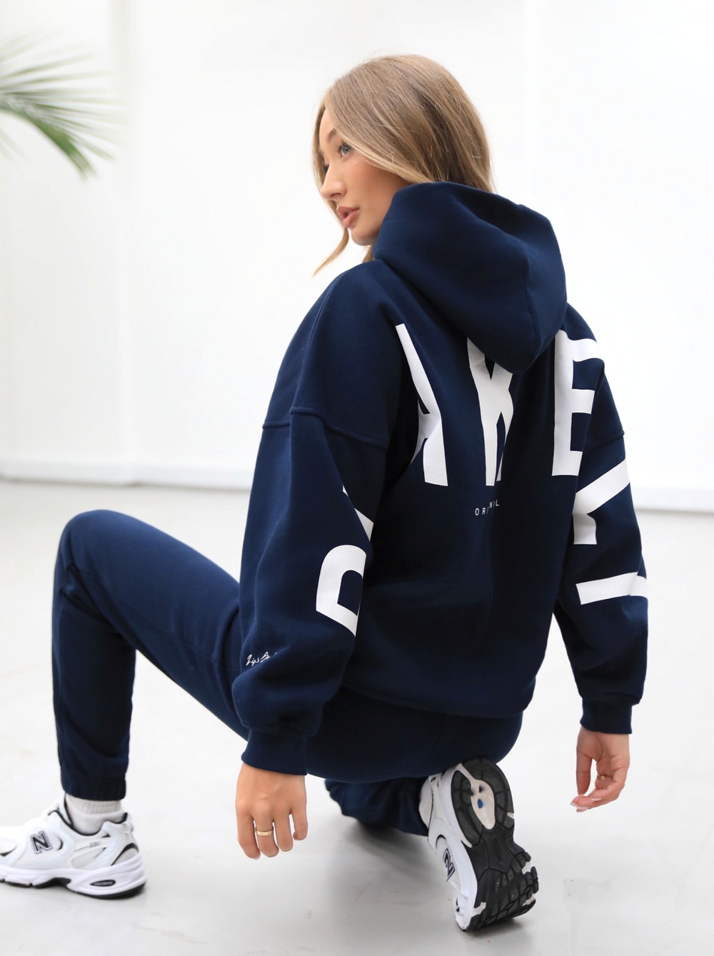 Blakely Life & Style Isabel Oversized Hoodie Lacivert Mavi | RCK605487