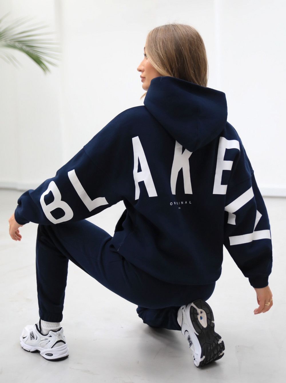 Blakely Life & Style Isabel Oversized Hoodie Lacivert Mavi | RCK605487