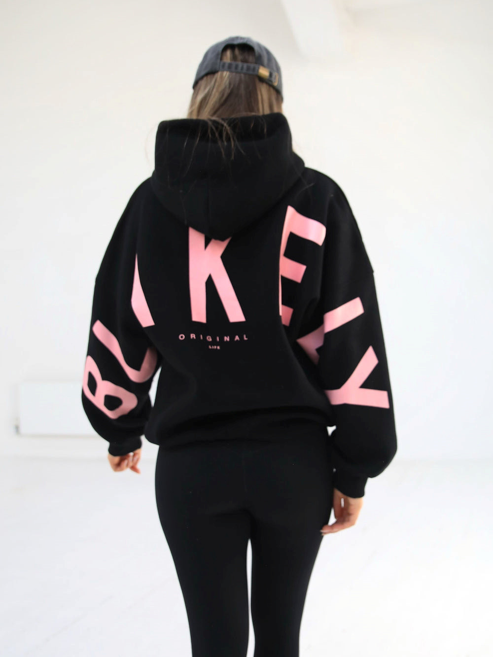 Blakely Members Isabel Oversized Hoodie Siyah Pembe | VXG219634