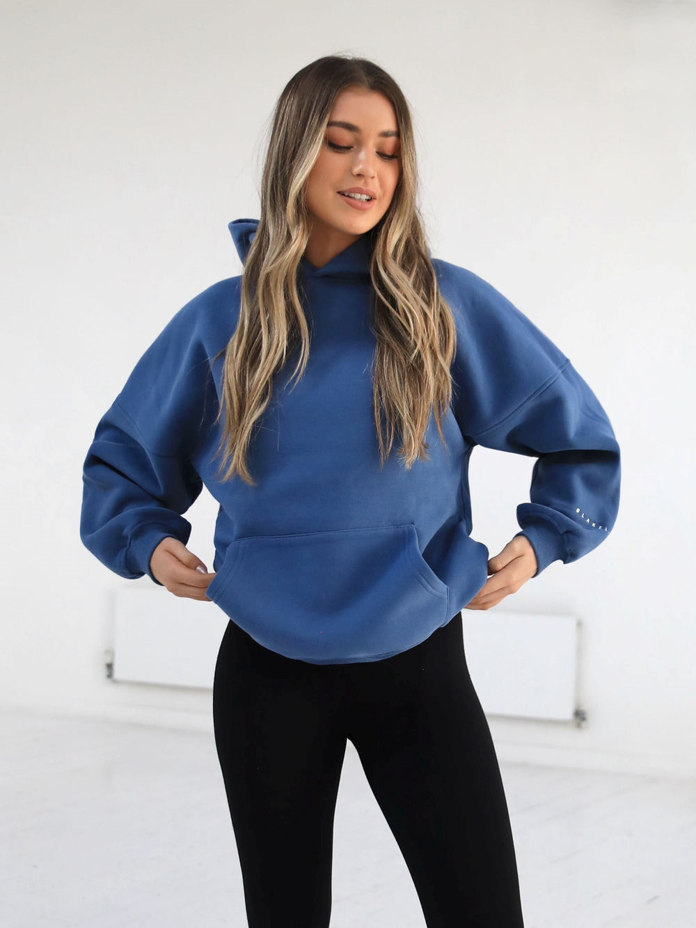 Blakely Members Isabel Oversized Hoodie Mavi | DXG836729