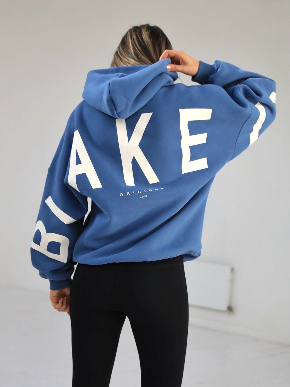 Blakely Members Isabel Oversized Hoodie Mavi | DXG836729