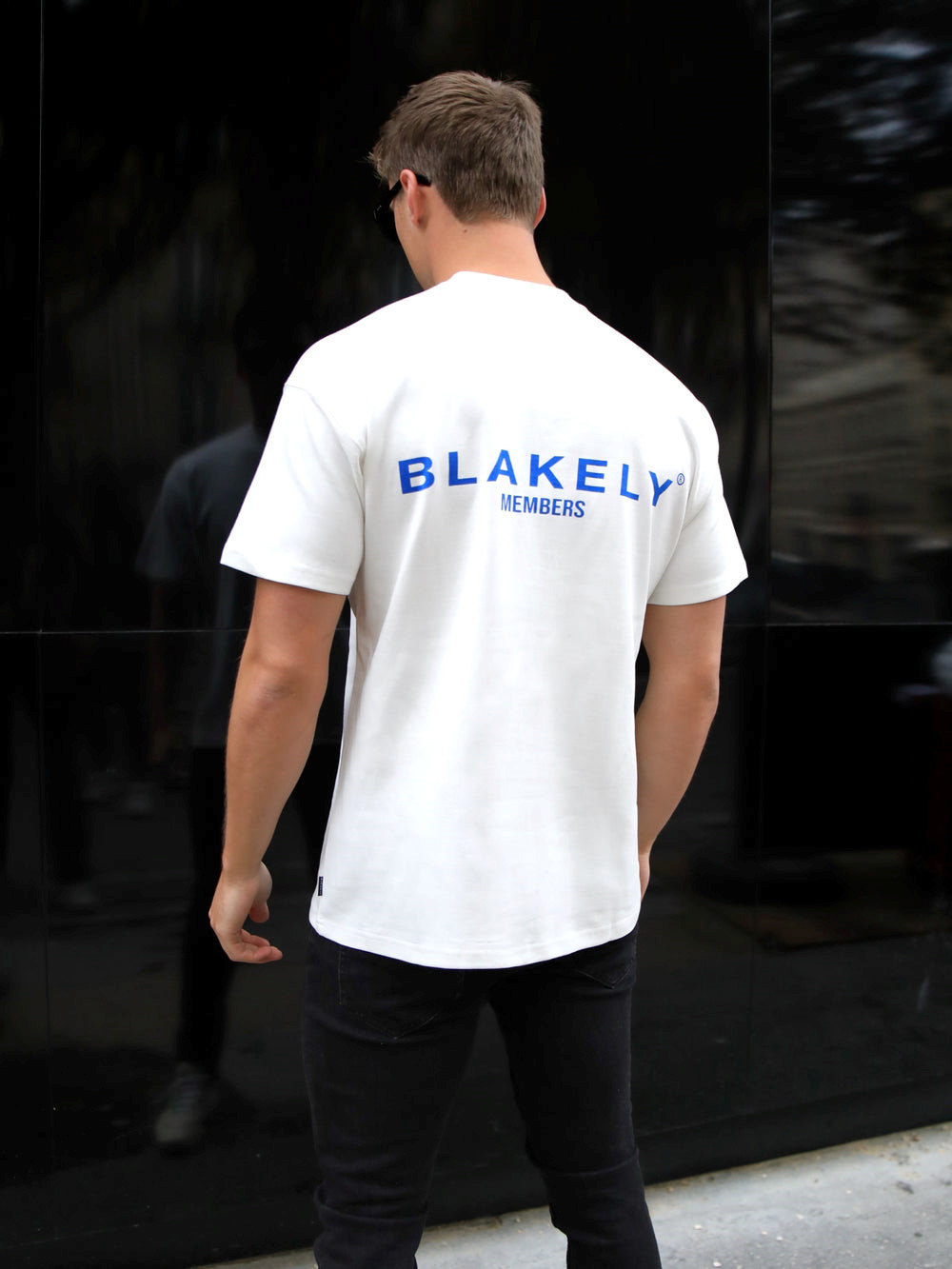 Blakely Members Relaxed T-Shirt Beyaz | UGP261359