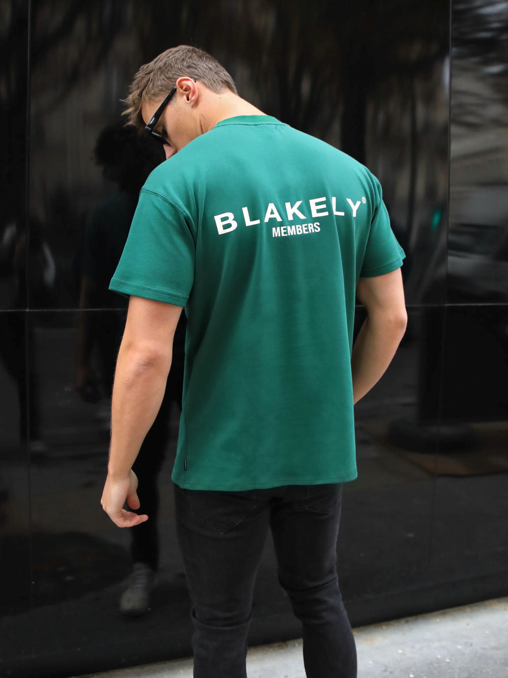 Blakely Members Relaxed T-Shirt Koyu Yeşil | GJK968314